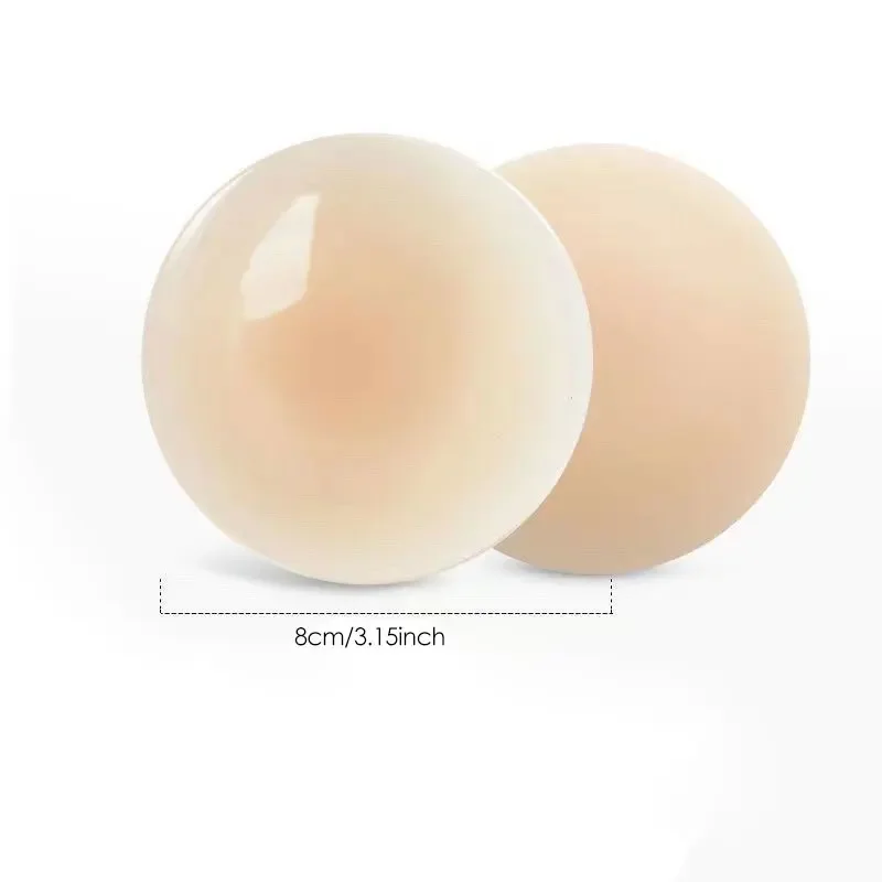 1Pack Non-Adhesive Bra Liner Nipple Covers for Women–Reusable Silicone No-Show Inserts, Comfortable Strapless Bra Invisible Bra