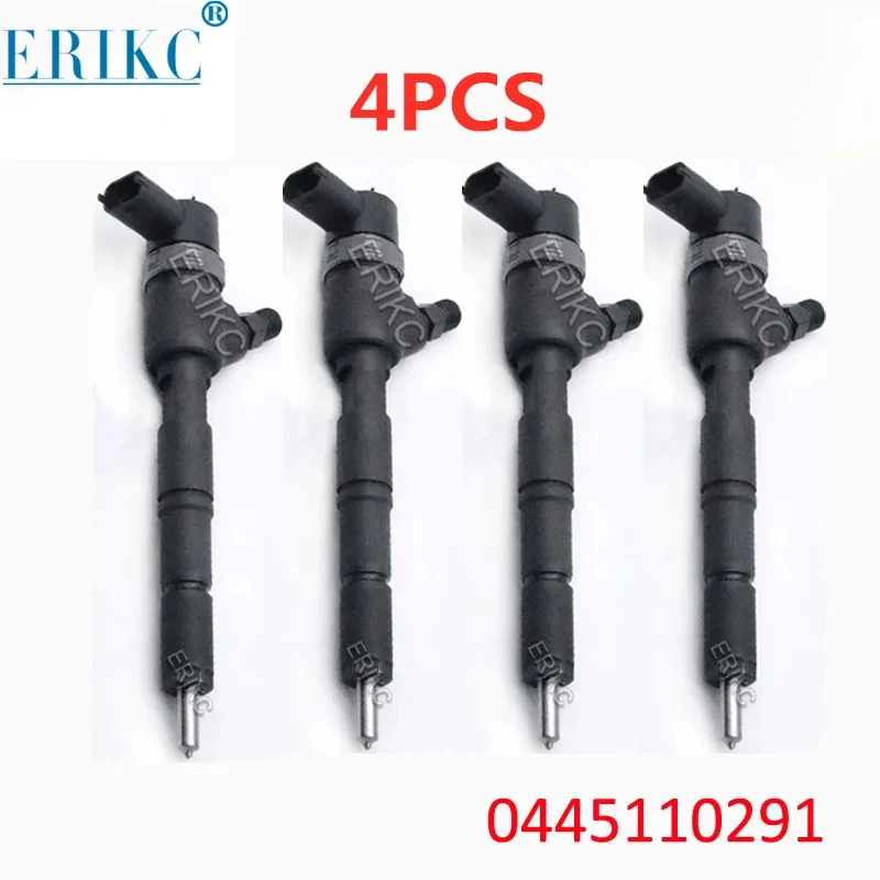 

4PCS 0445110291 Diesel Fuel Injector Nozzle Sprayer for BAW Fenix 1044 1065 FAW LD Truck 3.0D 120kW XiChai CA6DL-3