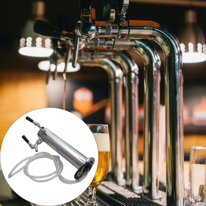 

Oxidation Resistant Two Tap Beer Dispensing Structure Tool Complimentary Assembly Perfect For Parties And Welcome 87HA