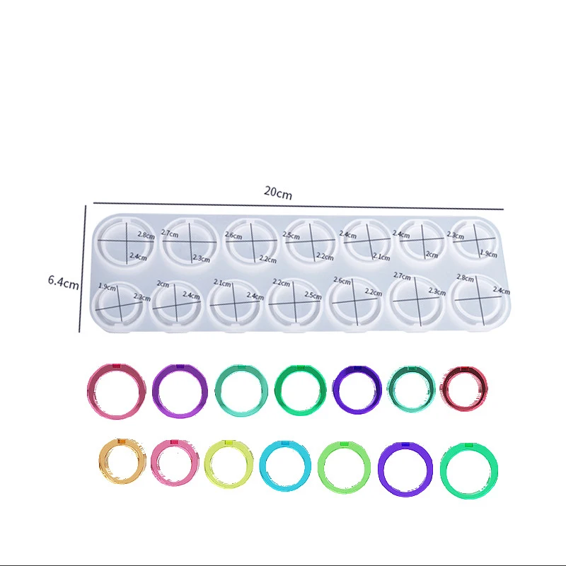 

Силиконовая форма для колец на палец, смоляная форма для изготовления ювелирных изделий, инструменты «сделай сам», ремесла, формы для литья из эпоксидной смолы