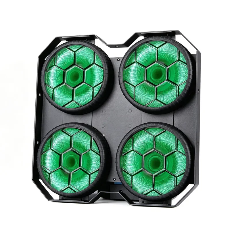 Foreign trade hot-selling stage lights, new four-eye retro audience lights, live stream performance hall entertainment music