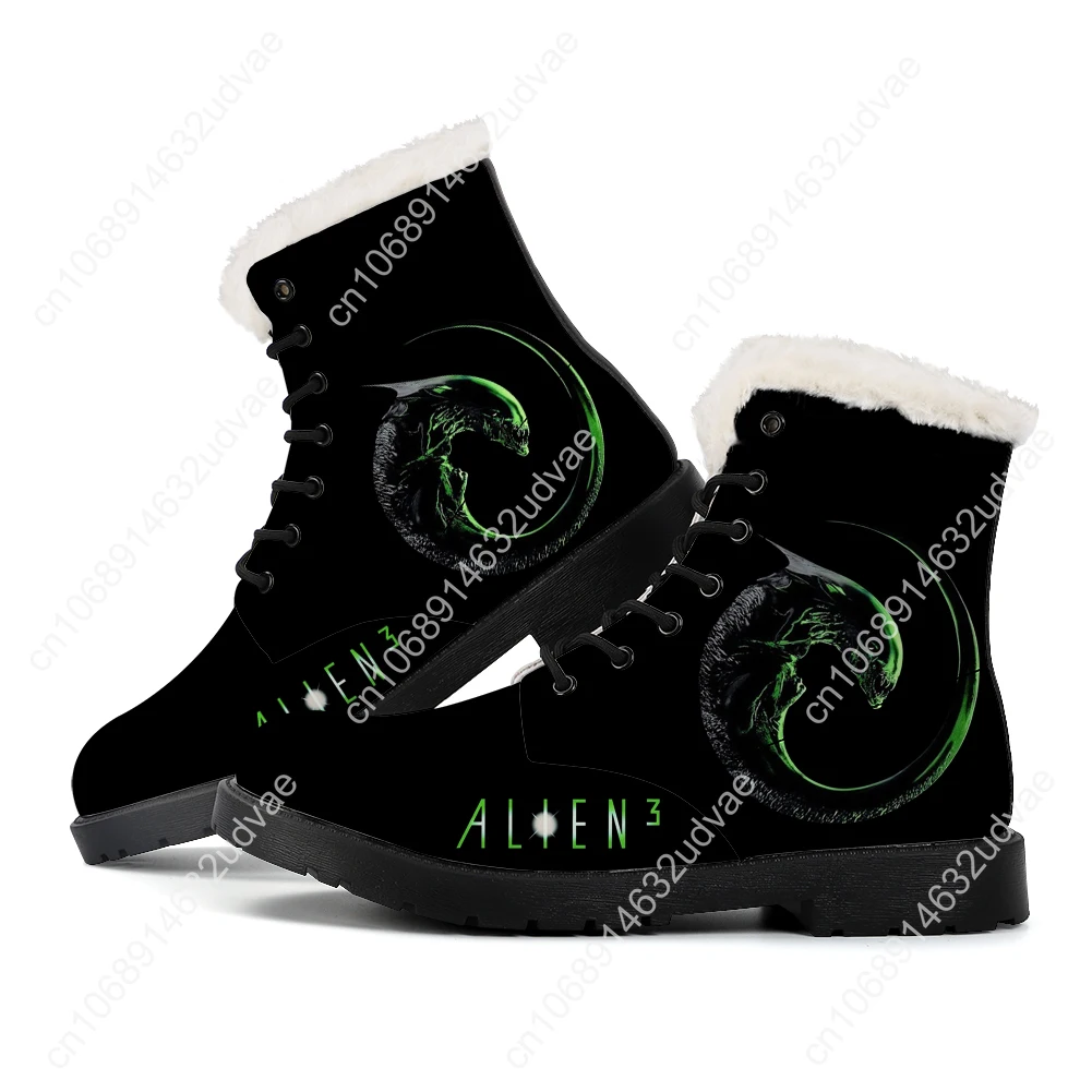 Alien Hot Movies Plush Boots Mens Womens Teenager Shoes Casual Boot Outdoor Light High Quality Print on Demand Customize Shoe