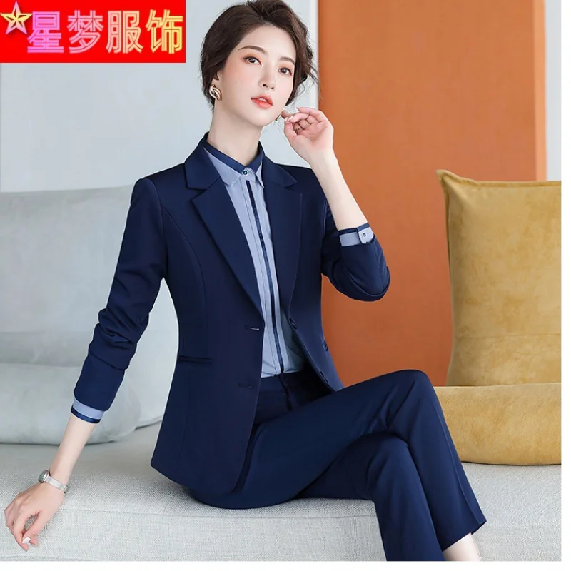 20912 Suit Female Graceful and Fashionable Slim-Fitting Work Clothes Business Formal Wear Business Wear College Student Intervie