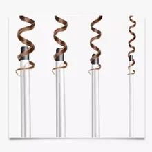 Hair Curling Iron 9mm Curler Wand Professional Curly Tongs Ceramic Electric SalonStyling Tool Small Crimping Iron Waves for Hair