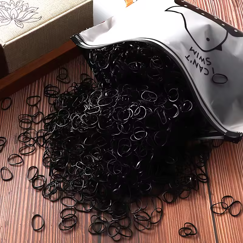 1000/2000pcs Girls Colorful Disposable Rubber Elastic Hair Band Ties Children Ponytail Holder Bands Kid Hair Accessories Leagues - Image 19