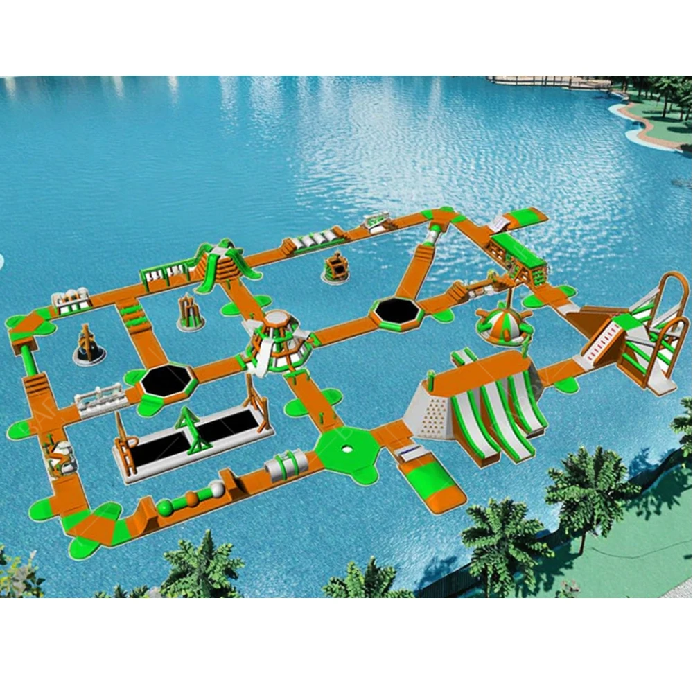Hot Sale Commercial Sea Inflatable Aquapark Inflatable Floating Water Park For Kids And Adults Inflatable Floating Aqua Park