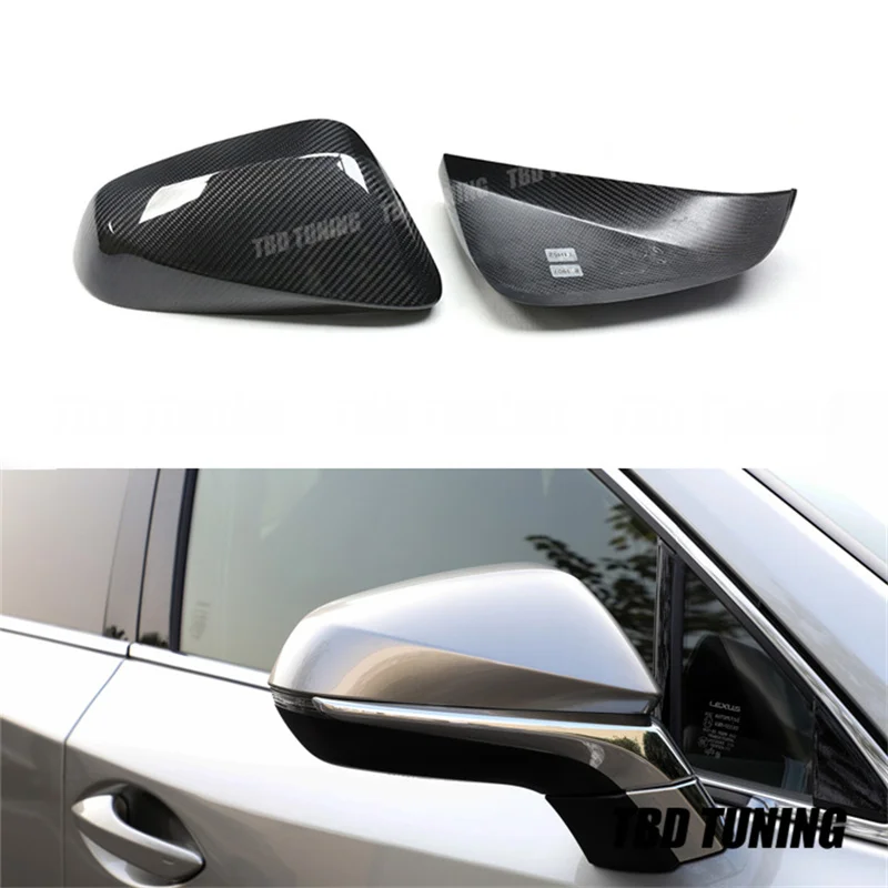 

For Lexus NX nx200 nx200t nx300 nx300h RX rx200t rx330 rx300 rx350 rx450 Real Dry Carbon Fiber Mirror Cover 2014 2015 - 2019