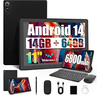 Tablette 11 Pouces Android 14 Tablette Tactile Avec 2.4G+5G Wifi6