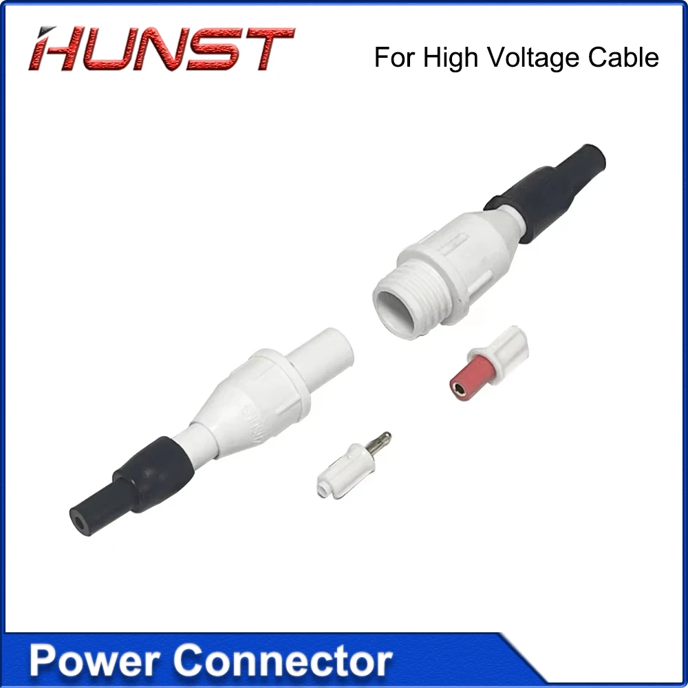HUNST Laser Power Supply High Power Adapter Connector Accessories for CO2 Laser Tube High Voltage Cable