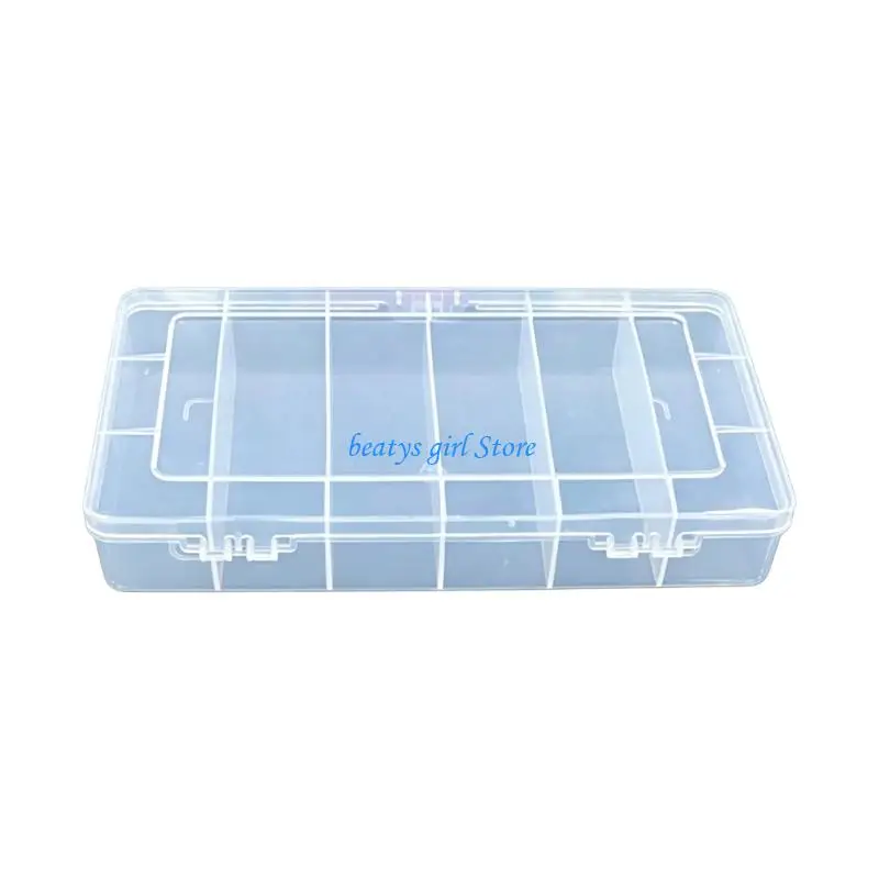 C7AB Small Clear Box Multifunctional Storage Case with Clear Design and PP Texture