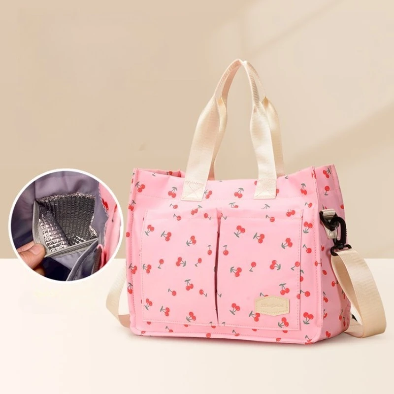 

Elegant Vintage Diaper Bag Original Textured Square Satchel Women Leather Tote Purse Messenger Simple