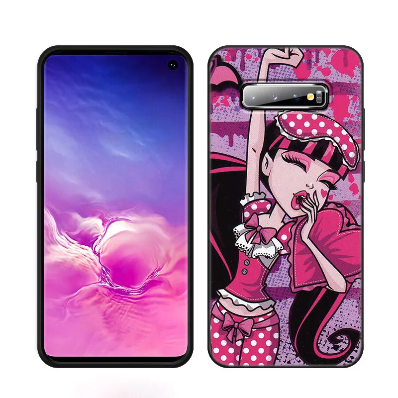 M-Monsters-H-High Anime Phone Case For Samsung Note 8 9 10 Lite 20 Ultra M40 M60 M80 S M14 M32 M33 5G M04 M10 M11 M12 M20 M22