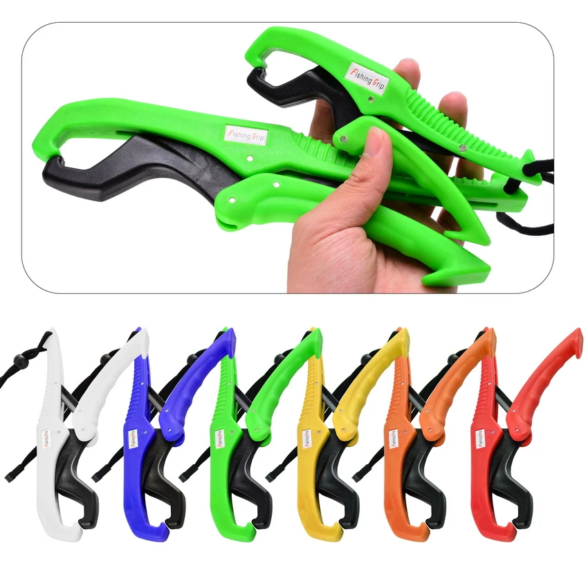 15 cm/23 cm Kunststoff Fisch Lip Greifer 5 Farbe Angeln Zange Greifer Tragbare Schwimm Klemme Grip Fisch körper Halter Fisch Zubehör – Detail 2