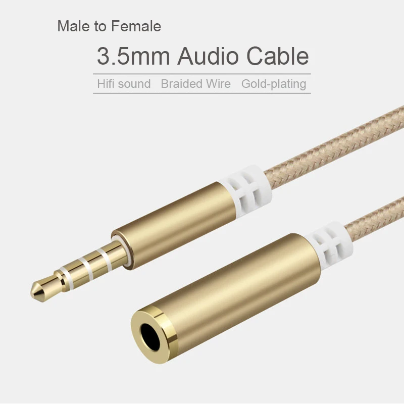Jack 3 5mm Extension Cable Male to Female for Car Laptop PC Mobile Phone to Headphone Speaker Audio Cable 3.5 mm Jack Aux Cord