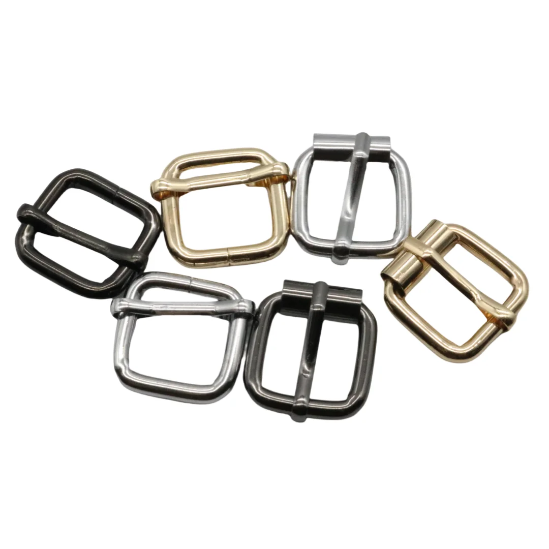 High Quality 2 Pcs Rectangular Pull Heart Buckle Bag Hardware Accessories Shoulder Strap Adjustment Tri-glide Buckle