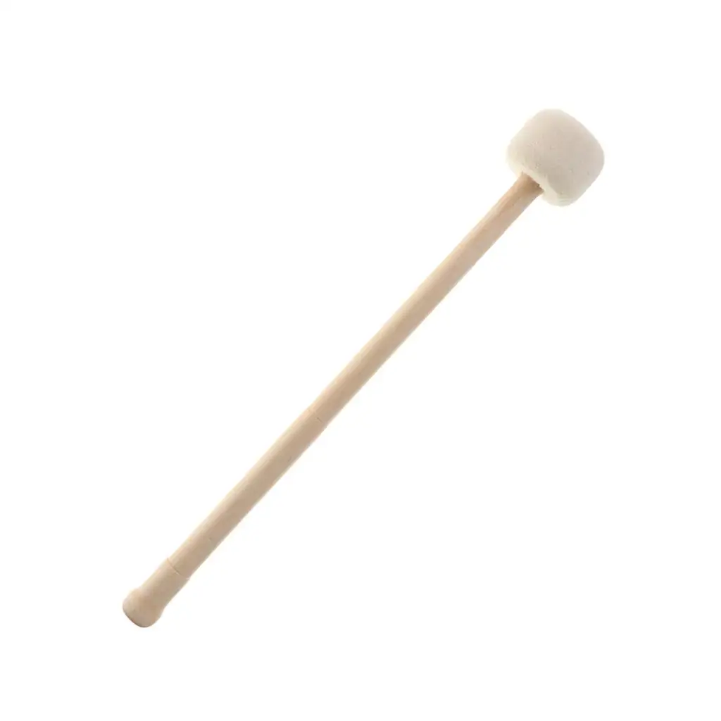 Solid Bass Drum Mallet Wool Felt Percussion Parts for Drummer Practicers