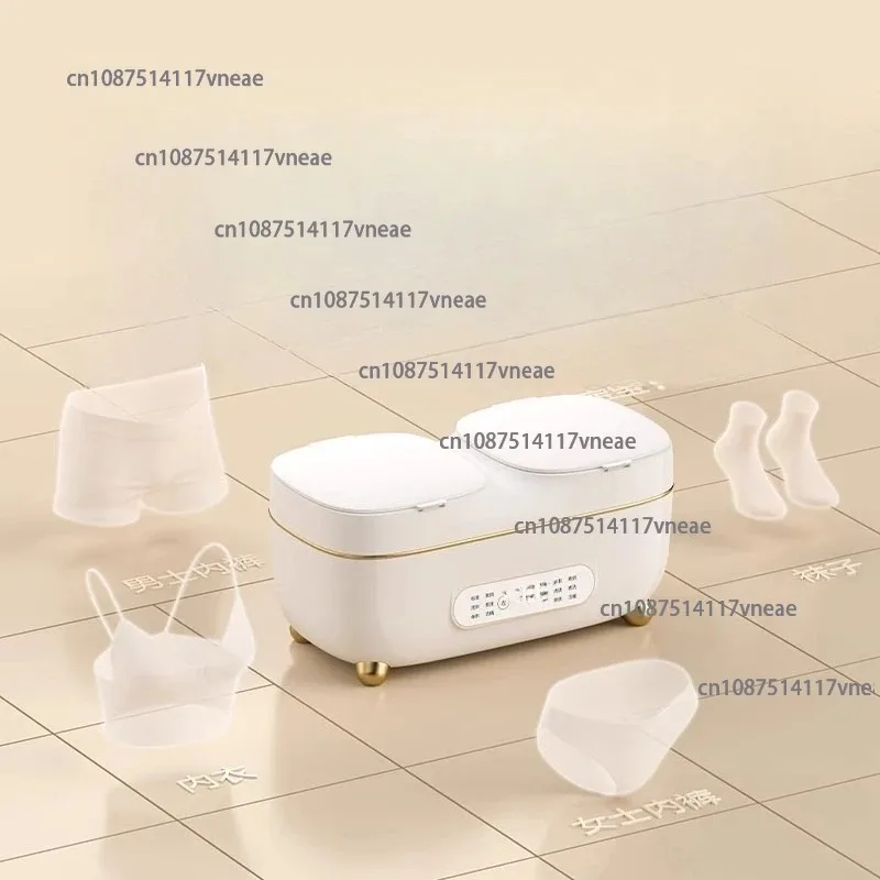 Automatic Household Dormitory High Temperature Sterilization Elution Drying Underwear Small Washing MachineSocksCleaning Machine