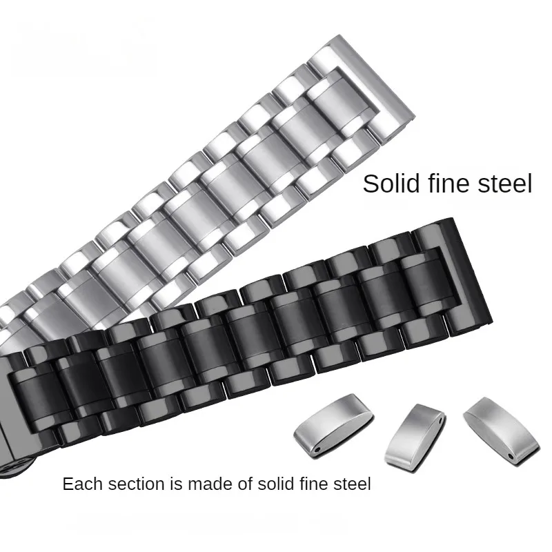 Universal Stainless Watchband Of Various Brands 12/14/15/16/17/18/19/20/21/22/23/24mm Solid Precision Steel Watch Straps