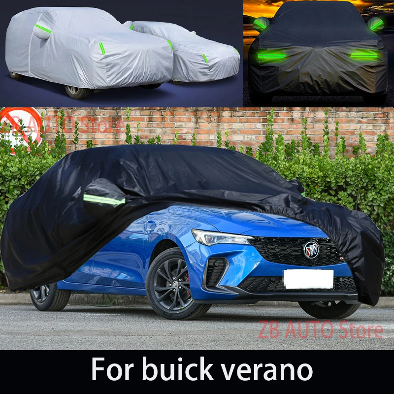 

Для buick verano, уличная защита, полные автомобильные чехлы, снежный чехол, солнцезащитный козырек, водонепроницаемый, пылезащитный, внешние автомобильные аксессуары