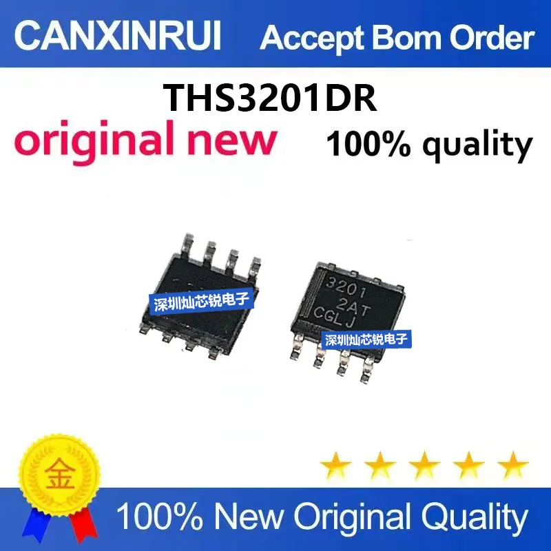 (5-100pieces)Brand new original THS3201DR, marked 3201, current feedback amplifier