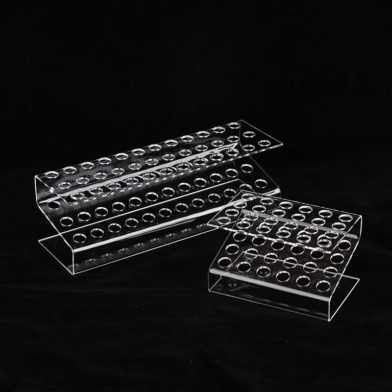 EyeblogugBrush Tube Présentoir, Rangement de brosse à cils, Support rapide de pince à épiler, Outils de maquillage de beauté en acrylique, Plantation de cils