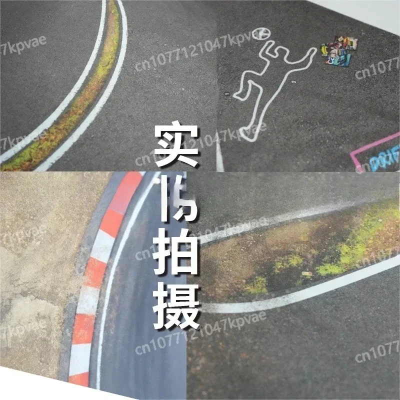 2MM Thick RC Mosquito Car Drift Track Floor 1/24/28 Scale with Sound Insulation Four-Wheel Drive for Model Racing
