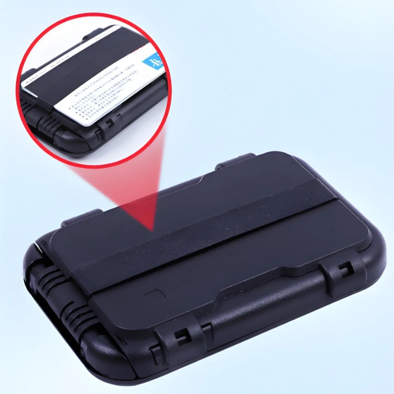 RFID Shield Card Holder Aluminum Wallet Anti Skimming Card Case for Men Business Travel Protection