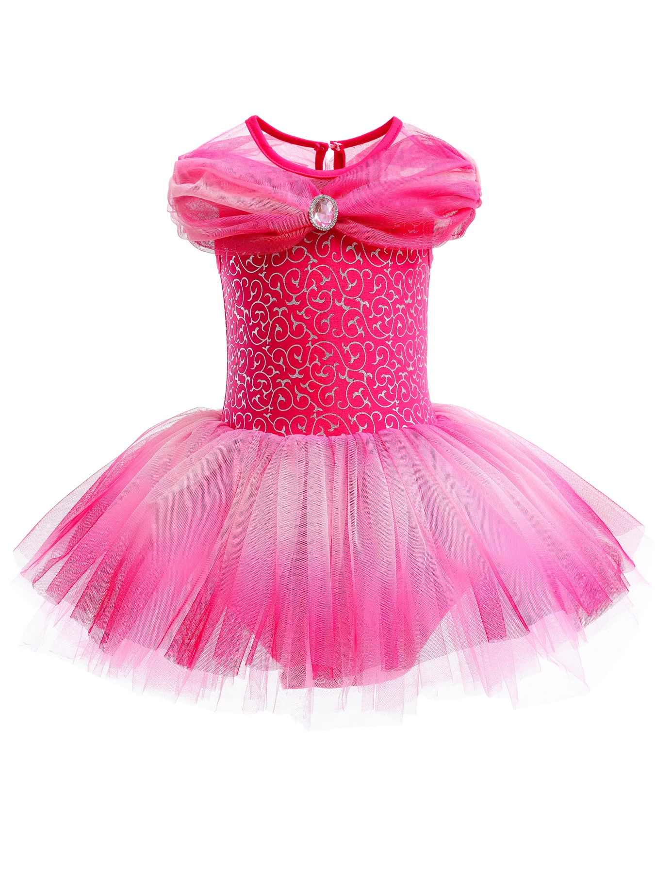 Baby's Stylish Mesh Layered Tutu Dress, Infant & Toddler Girl's Dress For Ballet/Birthday Party/Photography