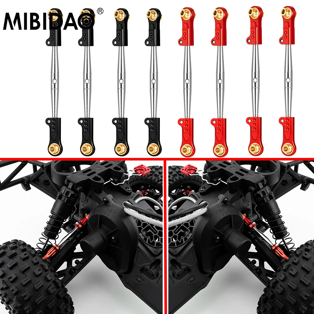

Комплект металлических тяг рулевого управления MIBIDAO для радиоуправляемых машин 1/10 ARRMA FURY MEGA, запчасти для тюнинга