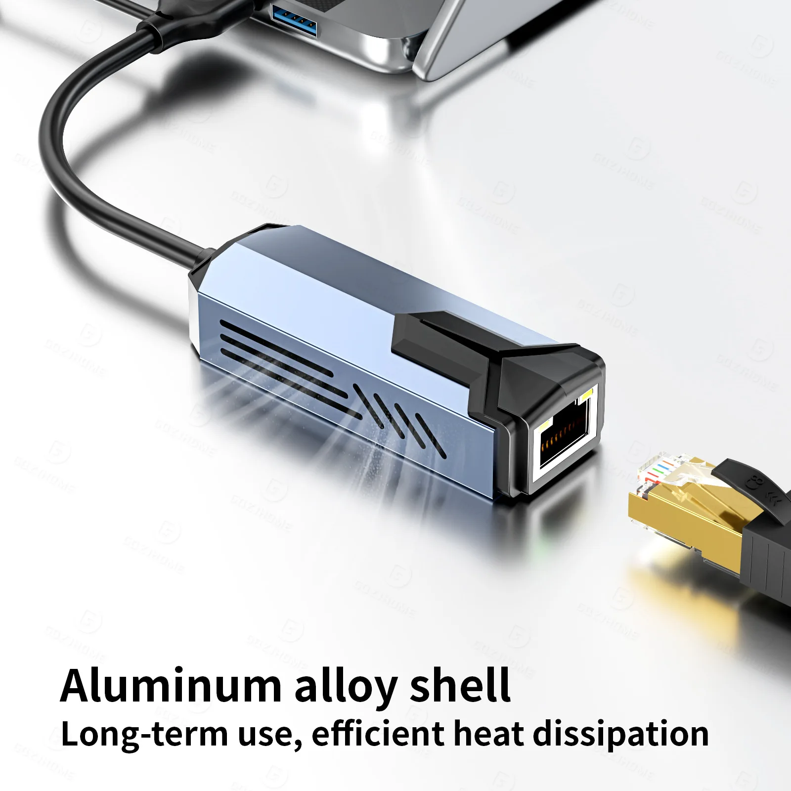 5Gbps การ์ดเครือข่ายแบบมีสายอะแดปเตอร์ USB ประเภท C ถึง RJ45 LAN USB-C Ethernet Converter Hub รองรับ 5G/2.5G/1G/100M สําหรับแล็ปท็อป Win 11