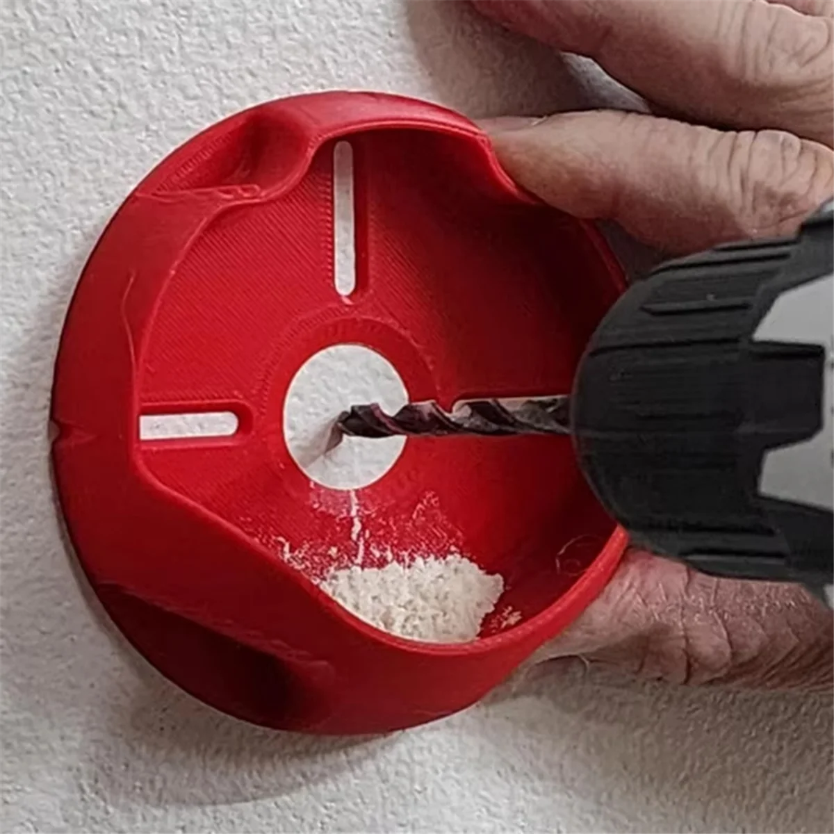 A002 HOT Elektryczna Osłona Przeciwpyłowa do Wiertarki, Łapacz Pyłu, Antypoślizgowe Pudełko do Zbierania Pyłu do Wiertarki Elektrycznej, Łapacz Pyłu 10 cm