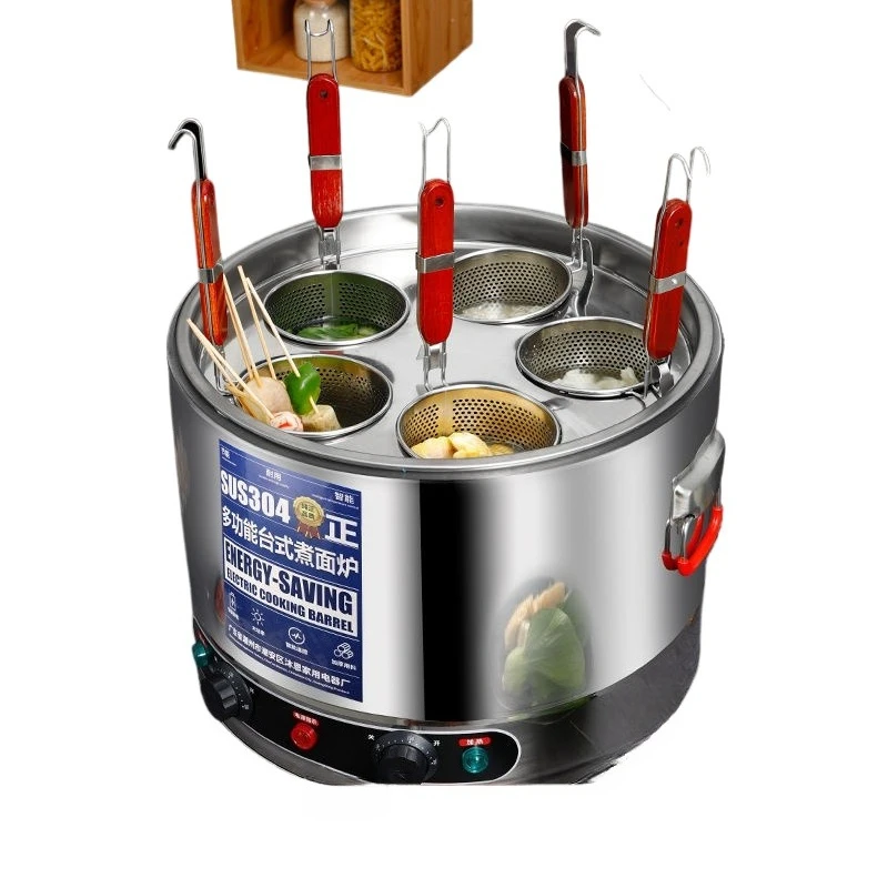 

Desktop noodle cooker Commercial electric heating soup noodle bucket cooking powder cooking noodle pot Malatang lower machine