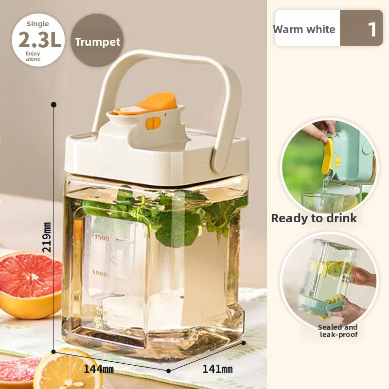 CX Large Capacity Household Outing Cold Water Kettle High Temperature Resistant Food Grade Tea Bucket Anti-Drop Ice Bucket