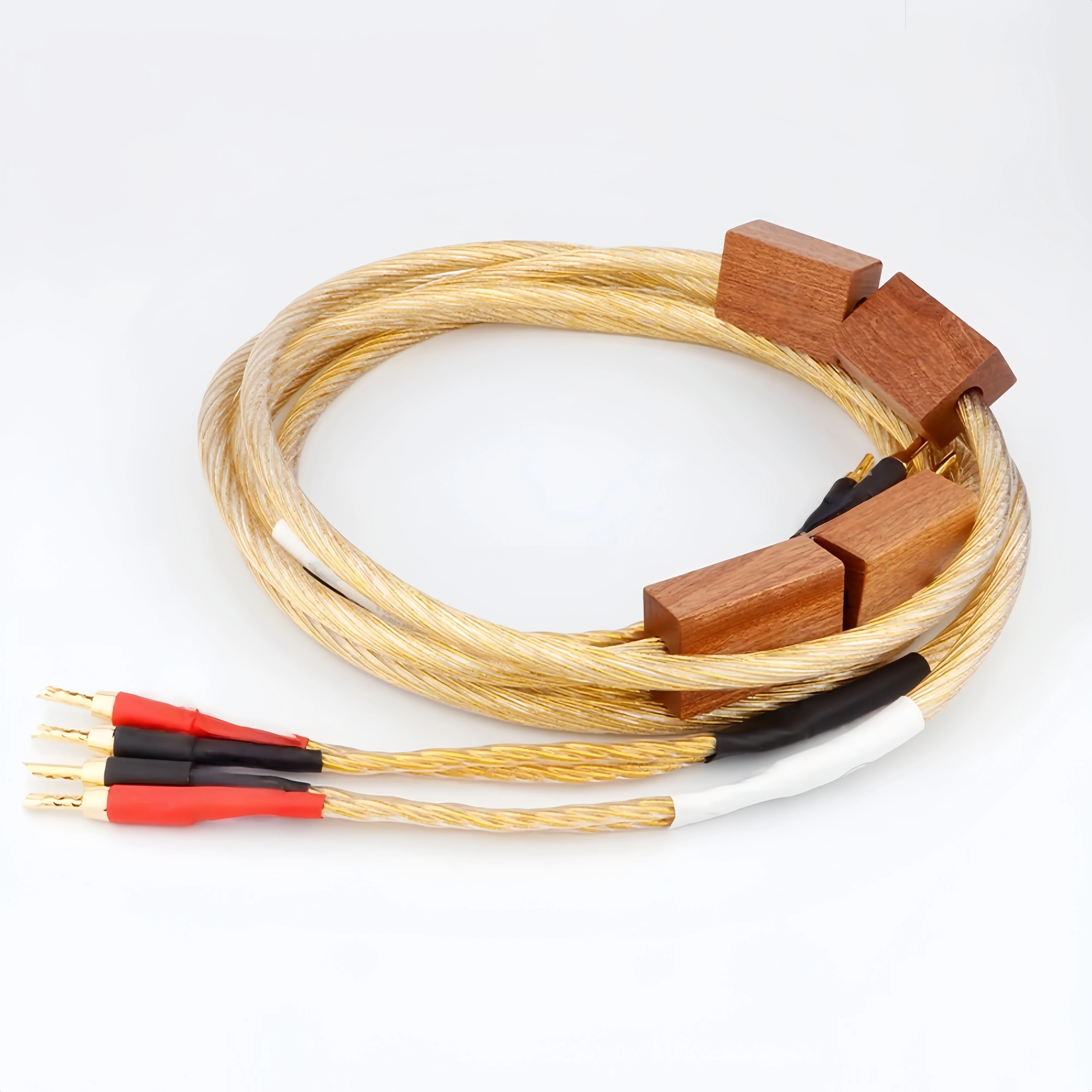 14AWG Audiophile Speaker Cable OCC Silver plated Audio Cable Biwire LoudSpeaker Wire For Amplifier Subwoofer CD Audio DAC - Image 4