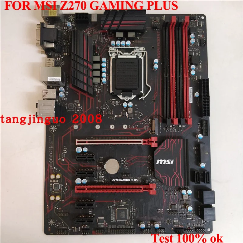 

For MSI Z270 gaming PLUS Z270 Motherboard DDR4 7700K LGA1151 64GB Test OK