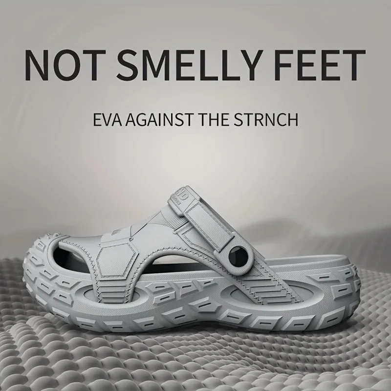 Men Outdoor Closed Toe Clogs Non Slip Breathable Sandals Durable EVA Water Shoes Summer Hiking beach Platform Casual Slippers