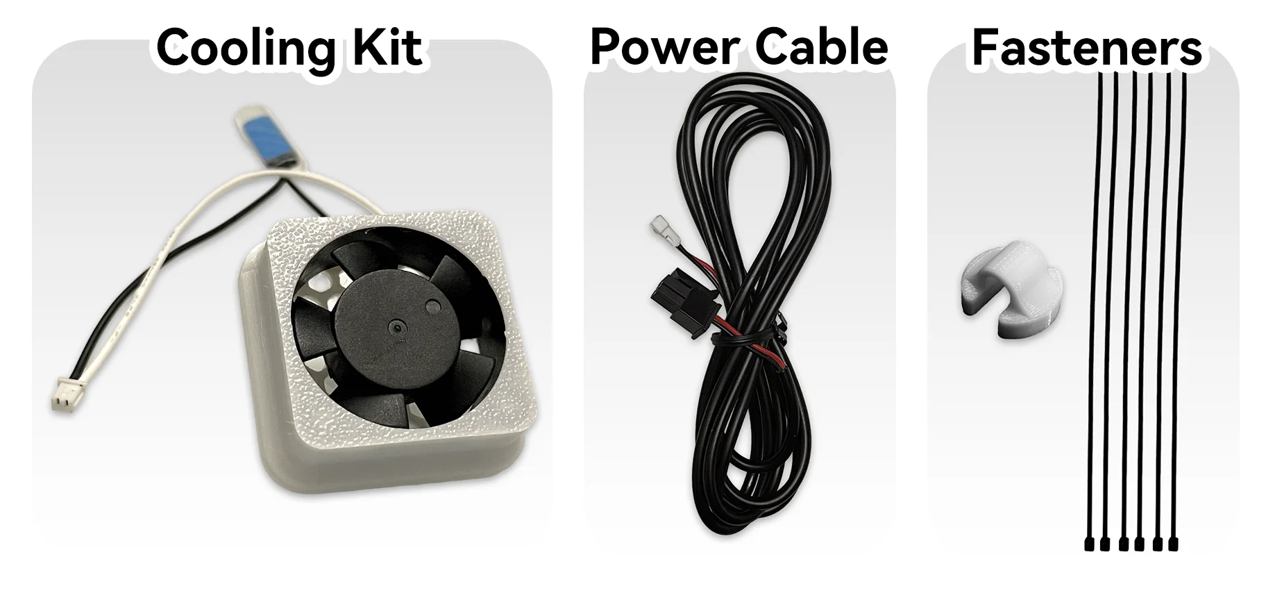 Für Bambu Lab A1/A1mini Extrusionsmotor-Kühlkit mit Auto-Start-Stopp-Funktion, Hocheffizienter & Geräuscharmer Lüfter – Detail 8
