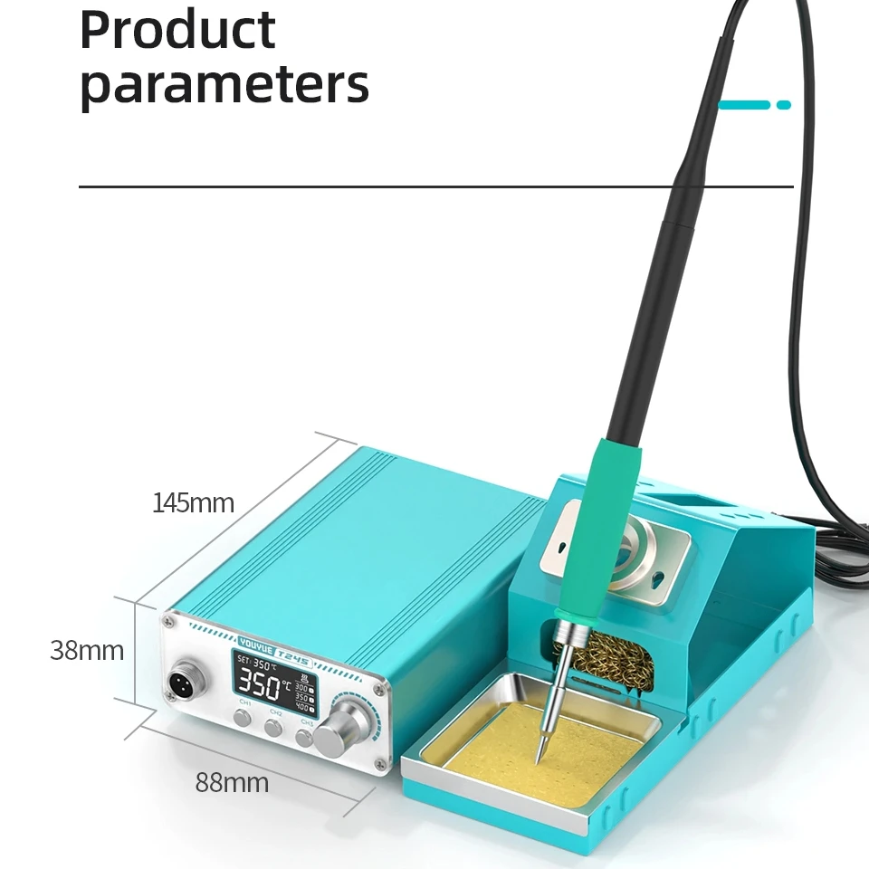 

UYUE T245 Soldering Station 170W 90°C-480°C 3 Presets 100V-240V for mobile phone Repairs
