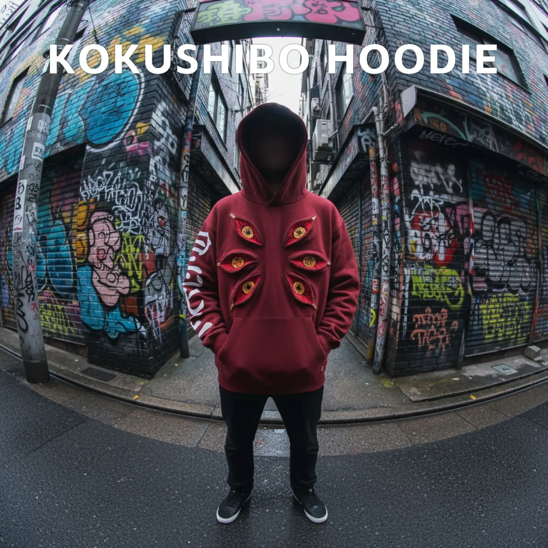 

Anime Theme Six Eye Hoodies Kokushibo Oversized Goth Streetwear Y2k Harajuku Men Women Casual Clothing Pullover Sweatshirt