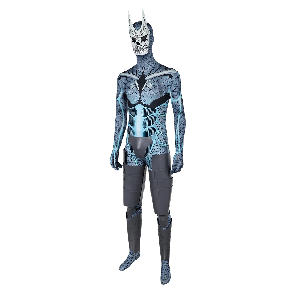 Hibino Kafka Cosplay Fantasia Kaiju Anime No 8 Costume Disguise for Adult Men Zentai Suit Jumpsuit Halloween Carnival Clothes