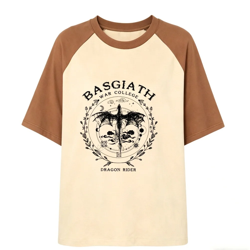 Fourth Wing tshirt women kawaii y2k manga dollette top tees y2k party Psychedelic gyaru vintage
