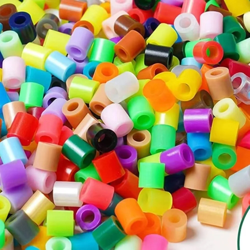 500Pcs New High-Transparency 5mm Fuse Beads Heat Press Handmade Handmade DIY Perler Beads Perler Bead Education