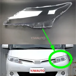 For Toyota Previa Estima 2009~2011 2012 2013 2014 2015 Headlamp Cover Car Headlight Lens Replacement Front Lampshade Auto Shell