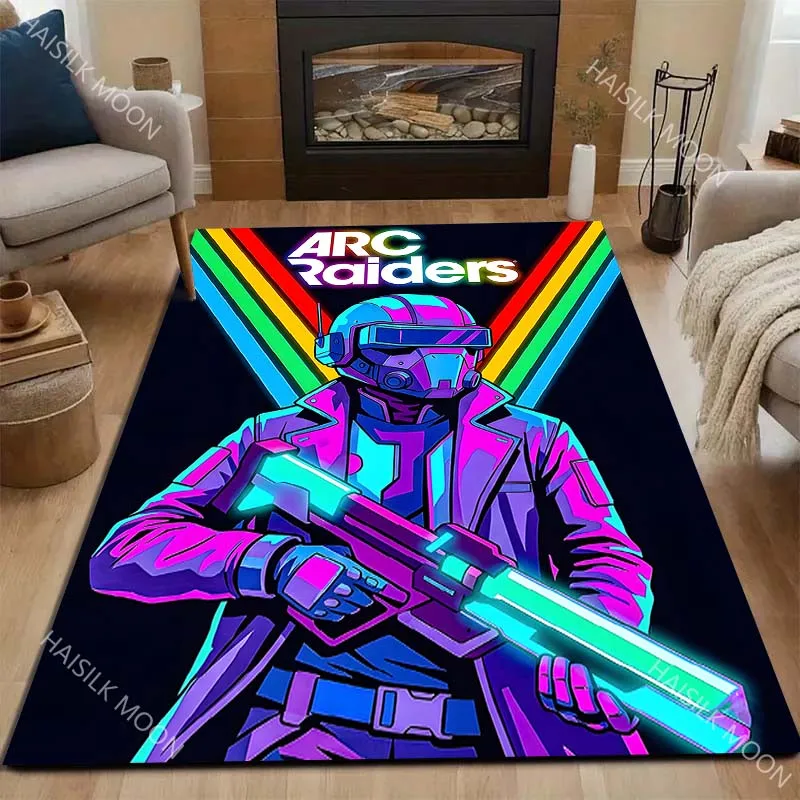 1PC Shooting Games AR-C R-Raiders Pattern Rug Carpets for Bedroom Living Room Sofa Mat Creative Door Mat Cloakroom Home Decor