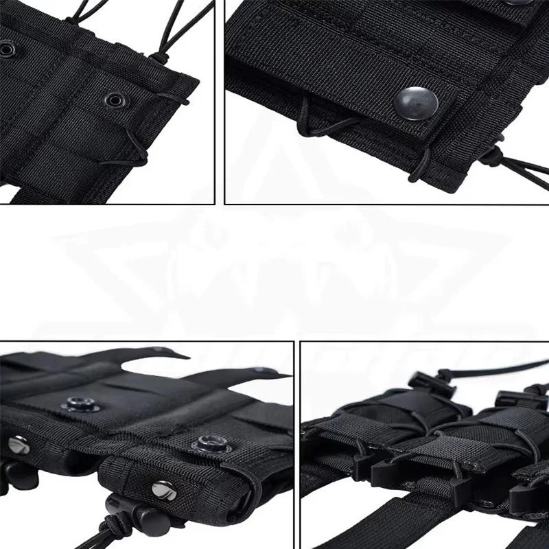 حقيبة مجلة أوفيديان 9 ملم، حقيبة مجلة مزدوجة ثلاثية، حقيبة مجلة مفتوحة مولي مناسبة لـ 17 19 #6