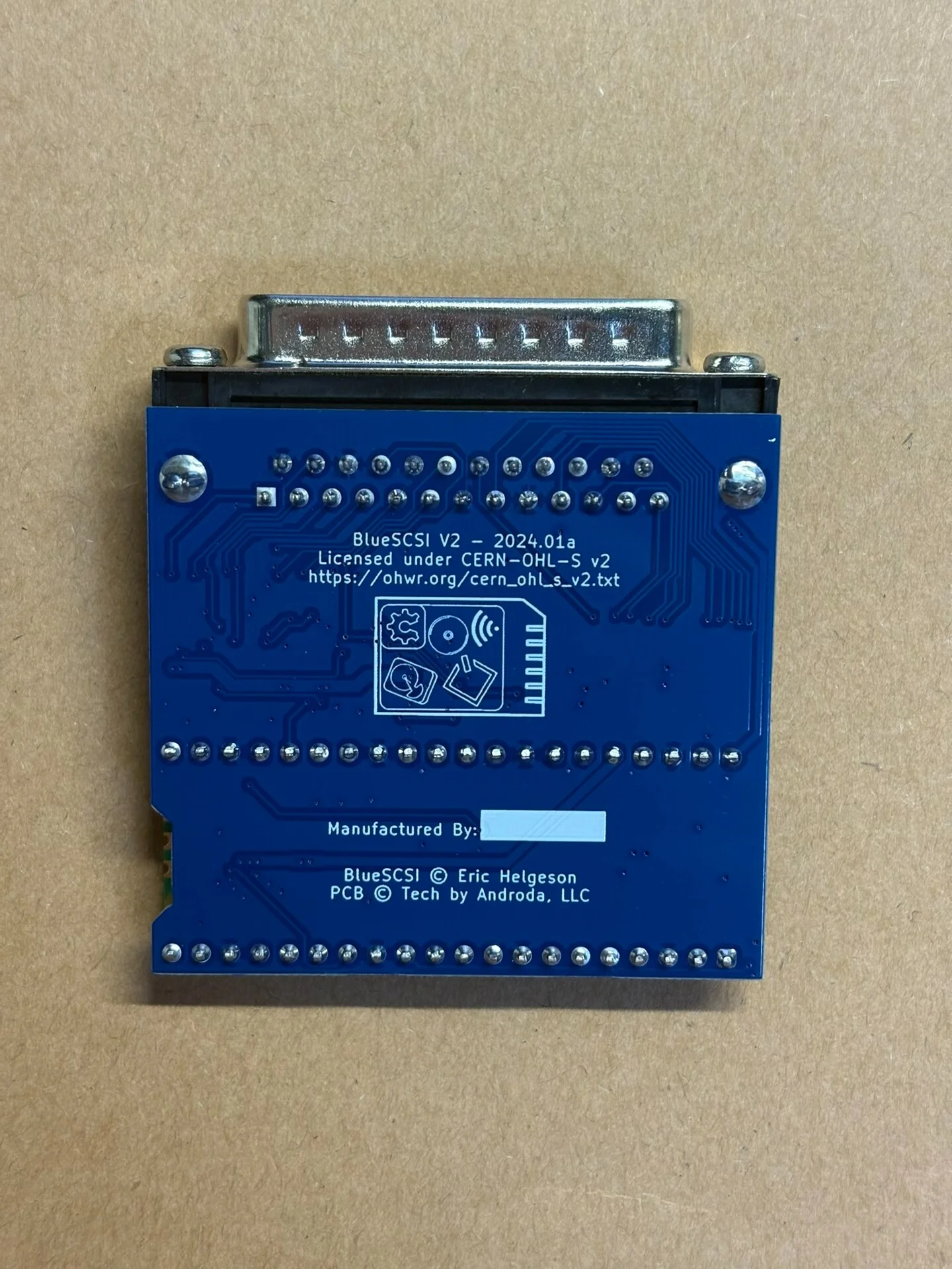 BlueSCSI V2 External SCSI Solid State Drive (SSD) Adapter – Retro Computing SCSI Emulation Game P