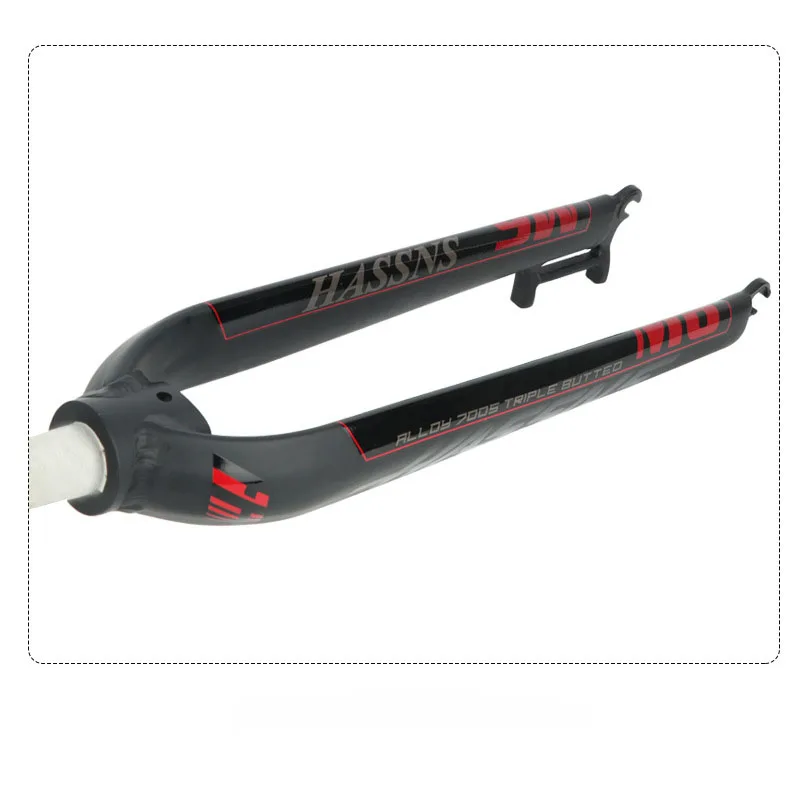 HASSNS MTB-Gabel, starre Fahrradgabel, 26/27,5/29 Zoll, Aluminiumlegierung, Mountainbike-Gabel, gerades Rohr, V-Bremse, MTB-Hartgabel – Detail 20