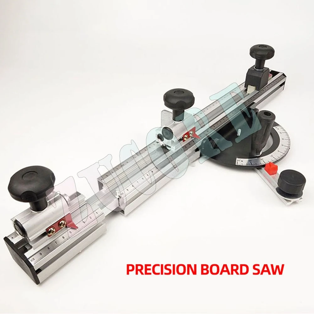 النجارة 0-60 درجة زاوية ميتري مقياس 1-1.4 متر سياج ممتد لمنشار الطاولة توجيه الجدول إعداد زاوية الدقة