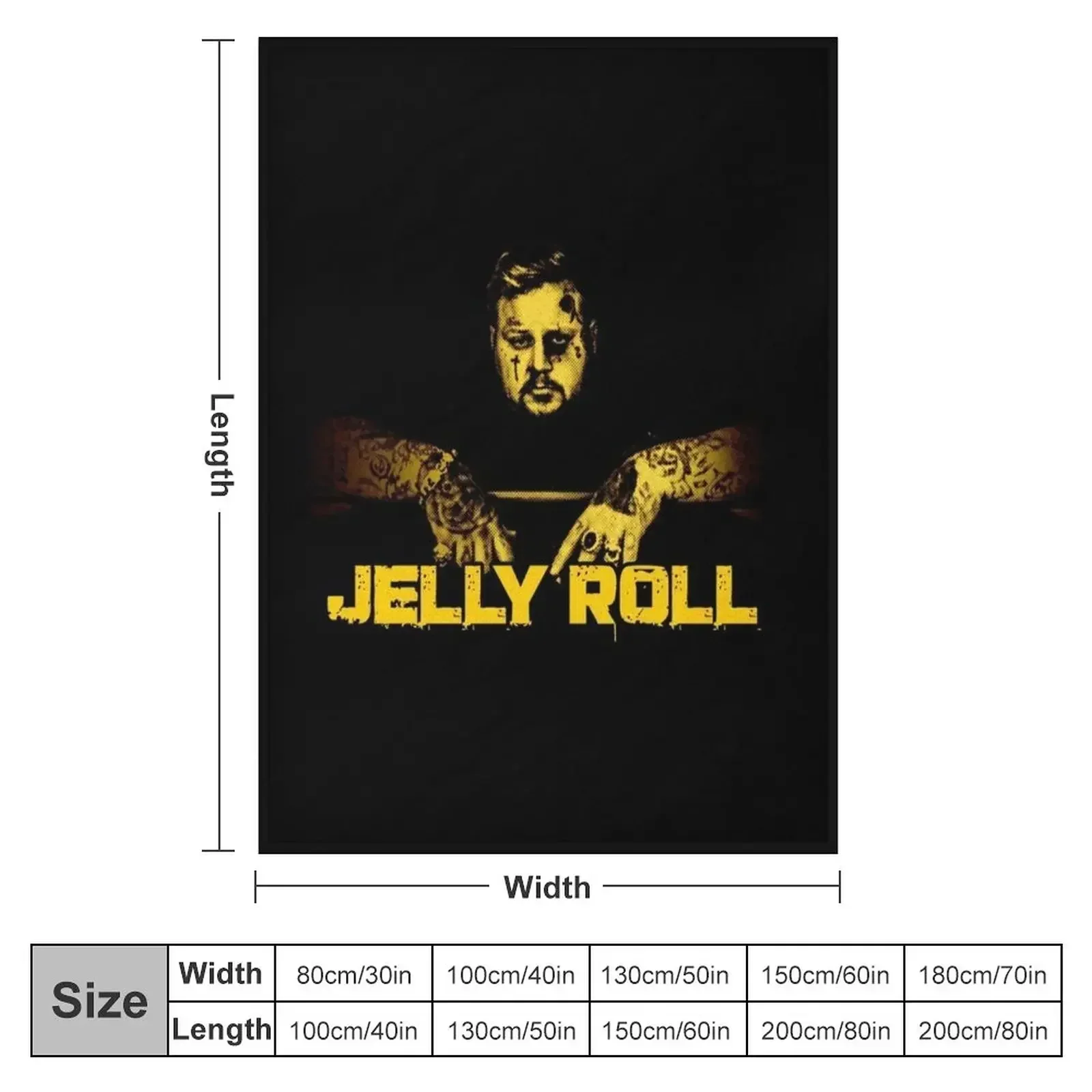 New Jelly Roll Throw Blanket couch cozy soft plush fuzzy picnic outdoor blanket