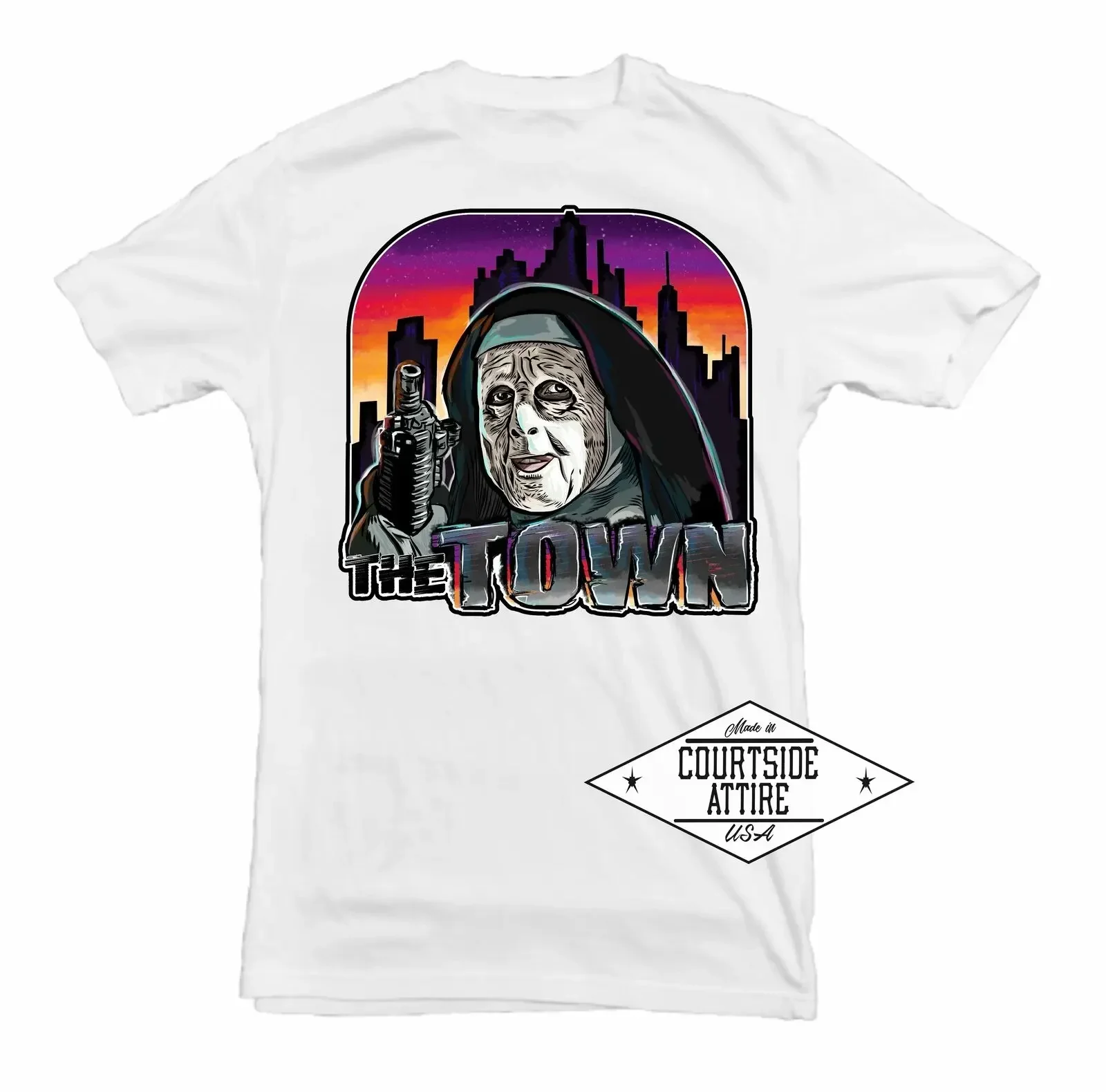 The Town Movie Shirt Boston Gangster Movie Shirt Men'S White Fashion New Brand Clothing Custom Special Print Men Photo T Shirts